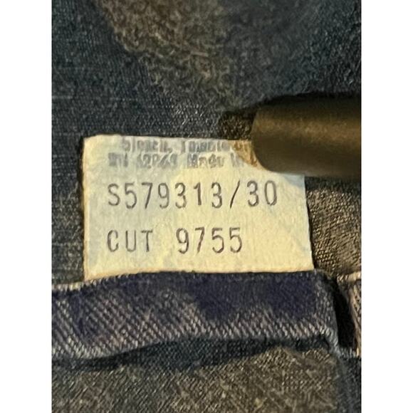 VTG 80s Ruff Hewn Shirt Mens Blue Denim Button Down Size M - Picture 4 of 4